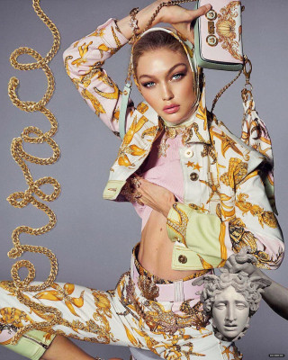 Gigi Hadid for Versace SS 2018