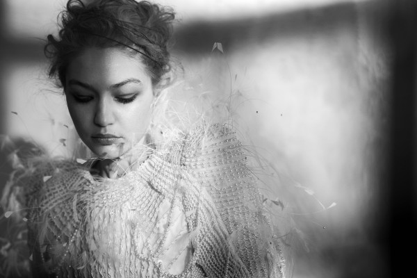 Gigi Hadid by Peter Lindbergh for Vogue Arabia March 2019