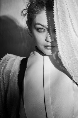 Gigi Hadid by Peter Lindbergh for Vogue Arabia March 2019