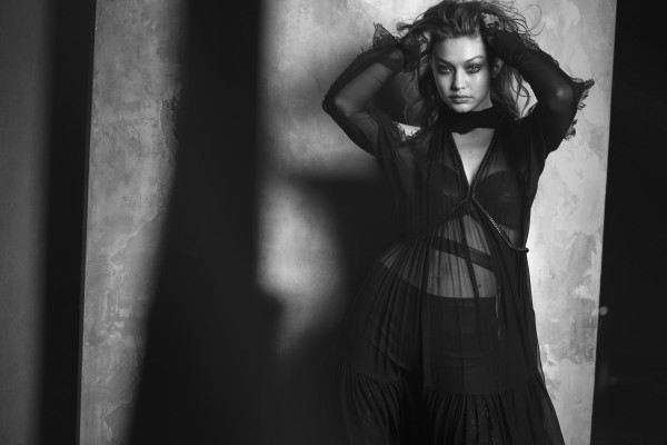 Gigi Hadid by Peter Lindbergh for Vogue Arabia March 2019