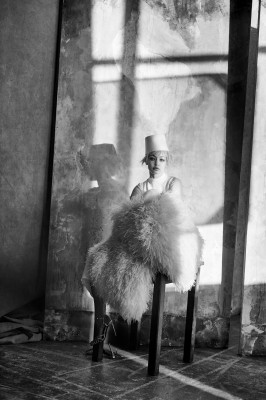 Gigi Hadid by Peter Lindbergh for Vogue Arabia March 2019