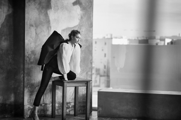 Gigi Hadid by Peter Lindbergh for Vogue Arabia March 2019