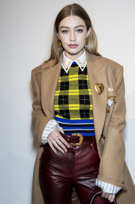 Gigi Hadid - Versace Milan Fashion Week 02/23/2018