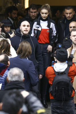 Gigi Hadid in Milan 02/24/2018