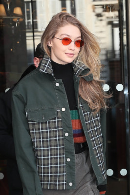 Gigi Hadid in Paris 02/28/2018