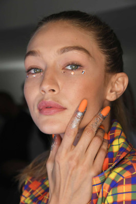 Gigi Hadid – Jeremy Scott runaway show at New York Fashion Week 2017