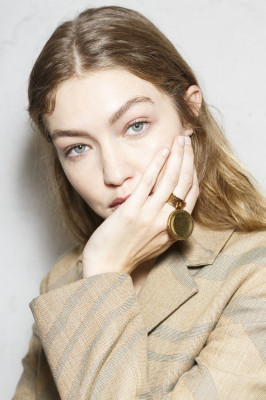 Gigi Hadid - Roberto Cavalli Spring/Summer 2019 Fashion Show Backstage