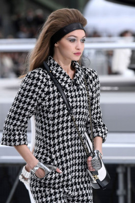GIGI HADID at Chanel Fashion Show at Paris Fashion Week 03/07/2017