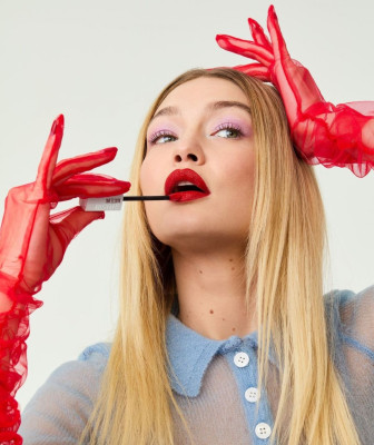 Gigi Hadid for Maybelline’s Super Stay Matte &amp;amp; Vinyl Ink Campaign 2024