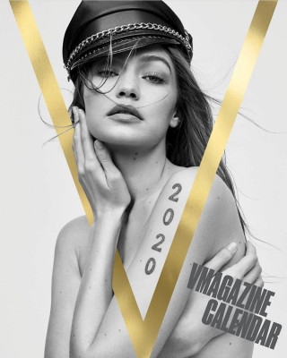 GIGI HADID in V Magazine Calendar, January 2020