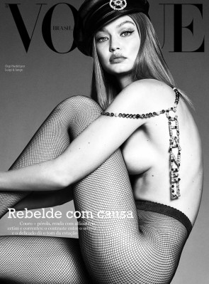 GIGI HADID in Vogue Magazine, Brazil September 2019