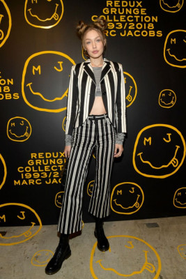 Gigi Hadid – Marc Jacobs Redux Grunge Collection Opening in NY 12/03/2018