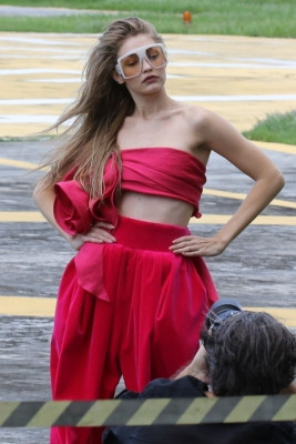 Gigi Hadid – Photoshoot in Rio
