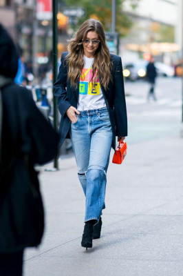 Gigi Hadid – Victoria’s Secret Fashion Show Fittings in NY