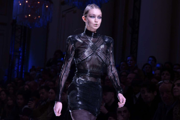 Gigi Hadid – Balmain Runway Show at 2017 PFW in Paris