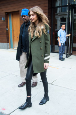 Gigi Hadid Urban Outfit – Leaving Her Apartment in New York City