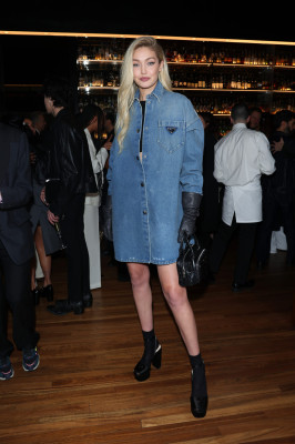 Gigi Hadid - Prada Fall/Winter 2023 Fashion Show After-Party in Milan