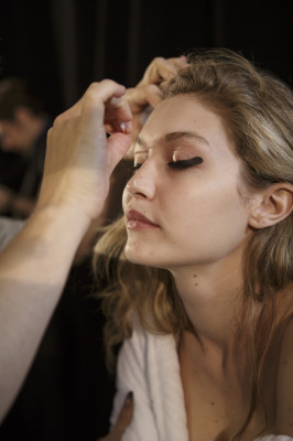 Gigi Hadid - Tom Ford Spring/Summer 2020 Fashion Show Backstage