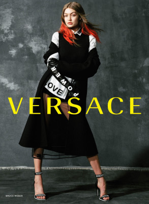 Gigi Hadid for Versace FW17 Campaign Photographed by Bruce Weber