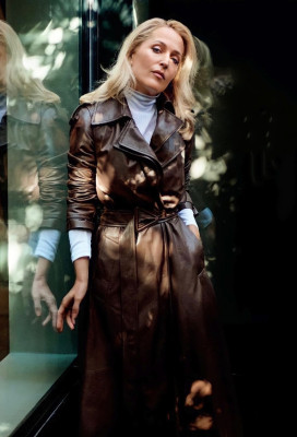 Gillian Anderson by Liz Collins for Backstage || Feb 2021
