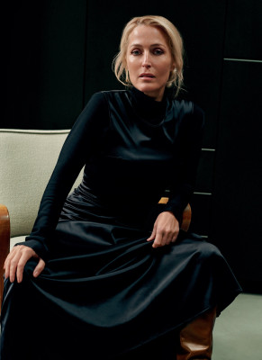 Gillian Anderson by Liz Collins for Backstage || Feb 2021