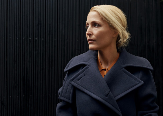 Gillian Anderson by Liz Collins for Backstage || Feb 2021