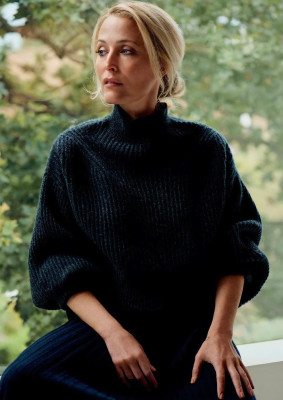Gillian Anderson by Liz Collins for Backstage || Feb 2021