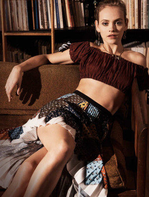 Ginta Lapina - Elle UK May 2017