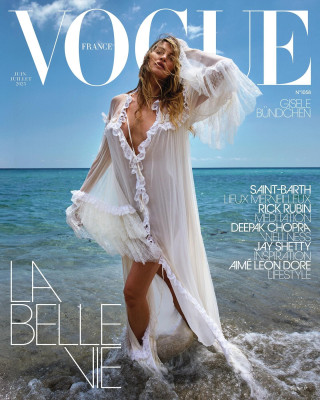 Gisele Bundchen for Vogue France JuneJuly 2025 by Mario Sorrenti