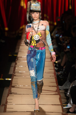 Grace Elizabet - Moschino Fall/Winter 2018 Fashion Show in Milan