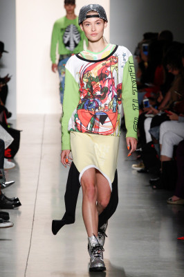 Grace Elizabeth Jeremy Scott Spring/Summer 2018 Fashion Show in New York