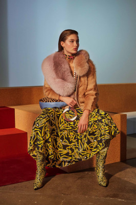 Grace Elizabeth - photoshoot for DIANE VON FURSTENBERG Fall 2017 Collection