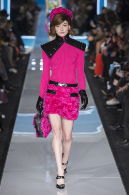 Grace Elizabeth - Moschino Autumn/Winter 2018 Fashion Show in Milan