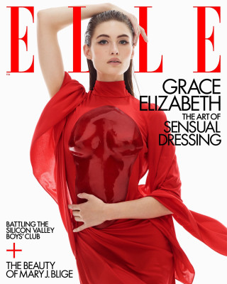 Grace Elizabeth by Sølve Sundsbø for US Elle (February 2022)