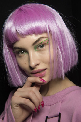 Grace Elizabeth - Jeremy Scott Fall/Winter 2018 Fashion Show in New York