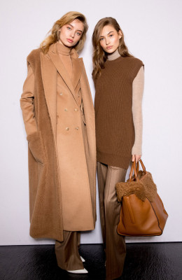 Grace Elizabeth - MAX MARA FALL/WINTER 2017 FASHION SHOW IN MILAN (BACKSTAGE)