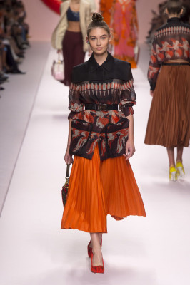 Grace Elizabeth - Fendi Spring/Summer 2019 Fashion Show in Milan