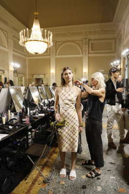 Grace Elizabeth - Botega Venneta Spring/Summer 2018 Fashion Show in Milan