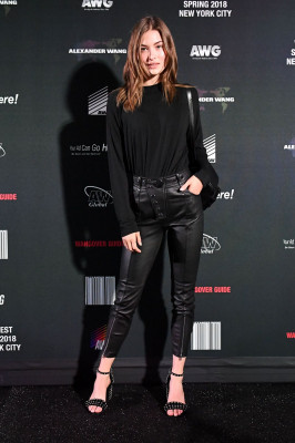 Grace Elizabeth - Alexander Wang show, Spring Summer 2018, New York Fashion Week