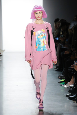 Grace Elizabeth - Jeremy Scott Fall/Winter 2018 Fashion Show in New York