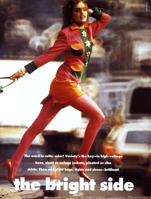 Gretha Cavazzoni ~ US Harper&#039;s Bazaar November 1991 by Eddy Kohli