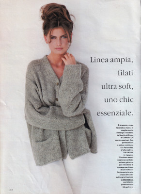 Gretha Cavazzoni ~ Grazia Italy September 1991 by Roger Eaton