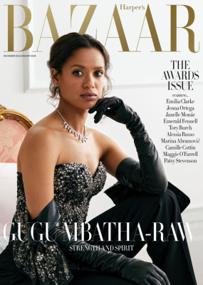 Gugu Mbatha-Raw for Harper’s Bazaar UK The Awards December 2023/January 2024