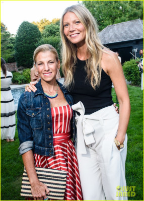 Gwyneth Paltrow Hosts Intimate Dinner at Her Hamptons Home 07/19/2018
