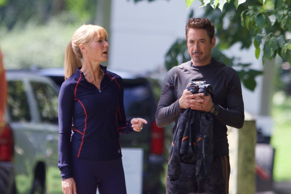 Gwyneth Paltrow on the Set of Avengers 4 in Fayetteville 08/22/2017