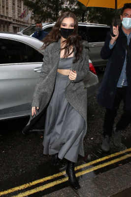 Hailee Steinfeld- Leaves Global Radio Studios in London 