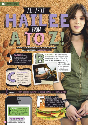 Hailee Steinfeld – It GiRL Magazine January 2019 Issue