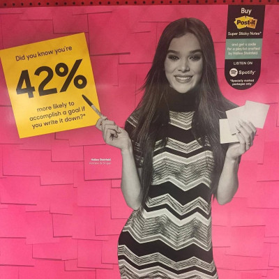 Hailee Steinfeld for Post-it, 2018