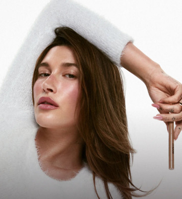 Hailey Baldwin for Rhode Peptide Lip Shape