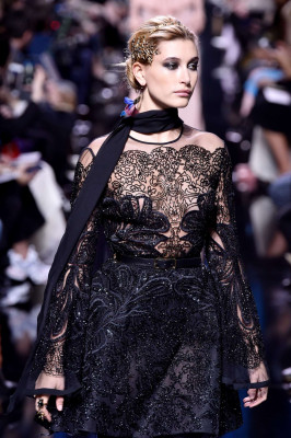 Hailey Baldwin – Elie Saab Runway Show at 2017 PFW in Paris